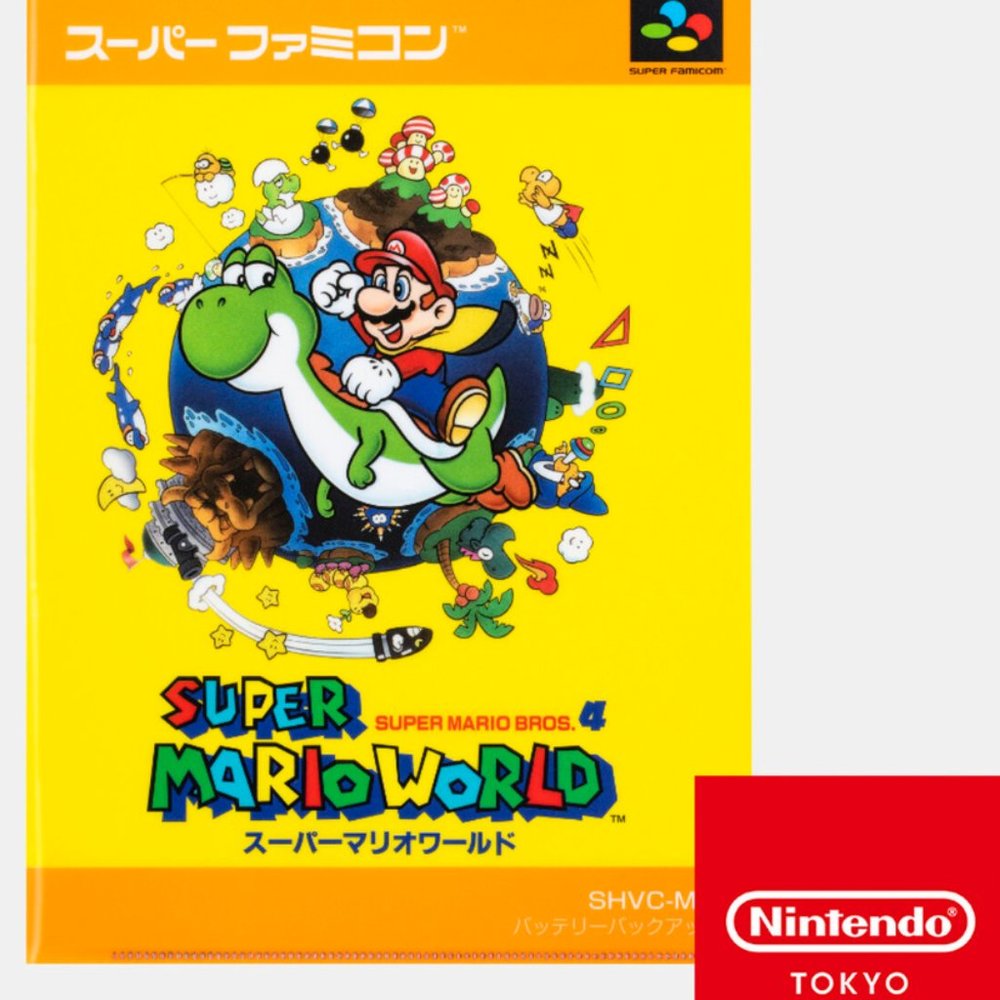 Clear File Double Pocket Super Mario World Products handled by Nintendo TOKYO